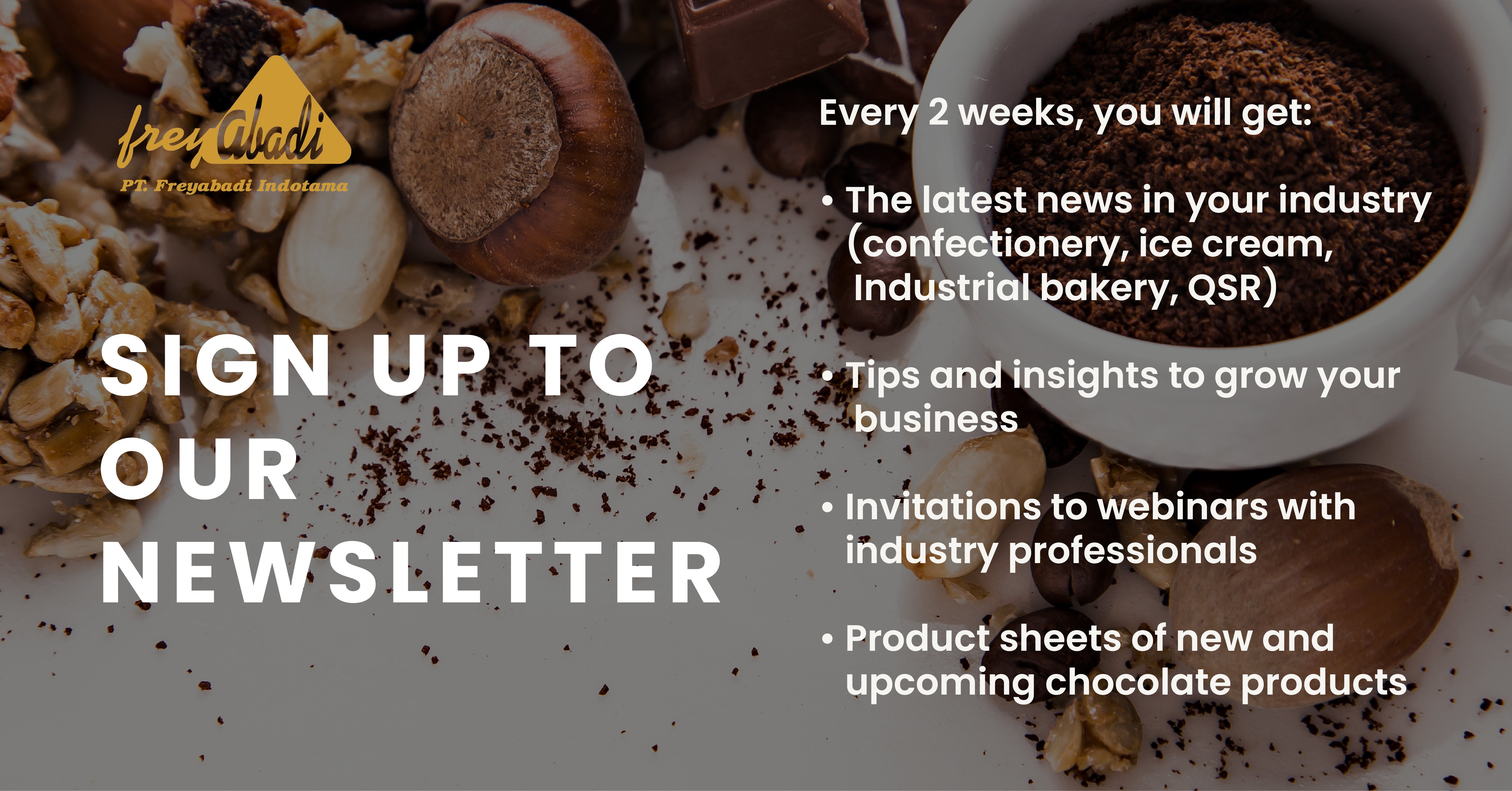 Sign Up to Our Newsletter