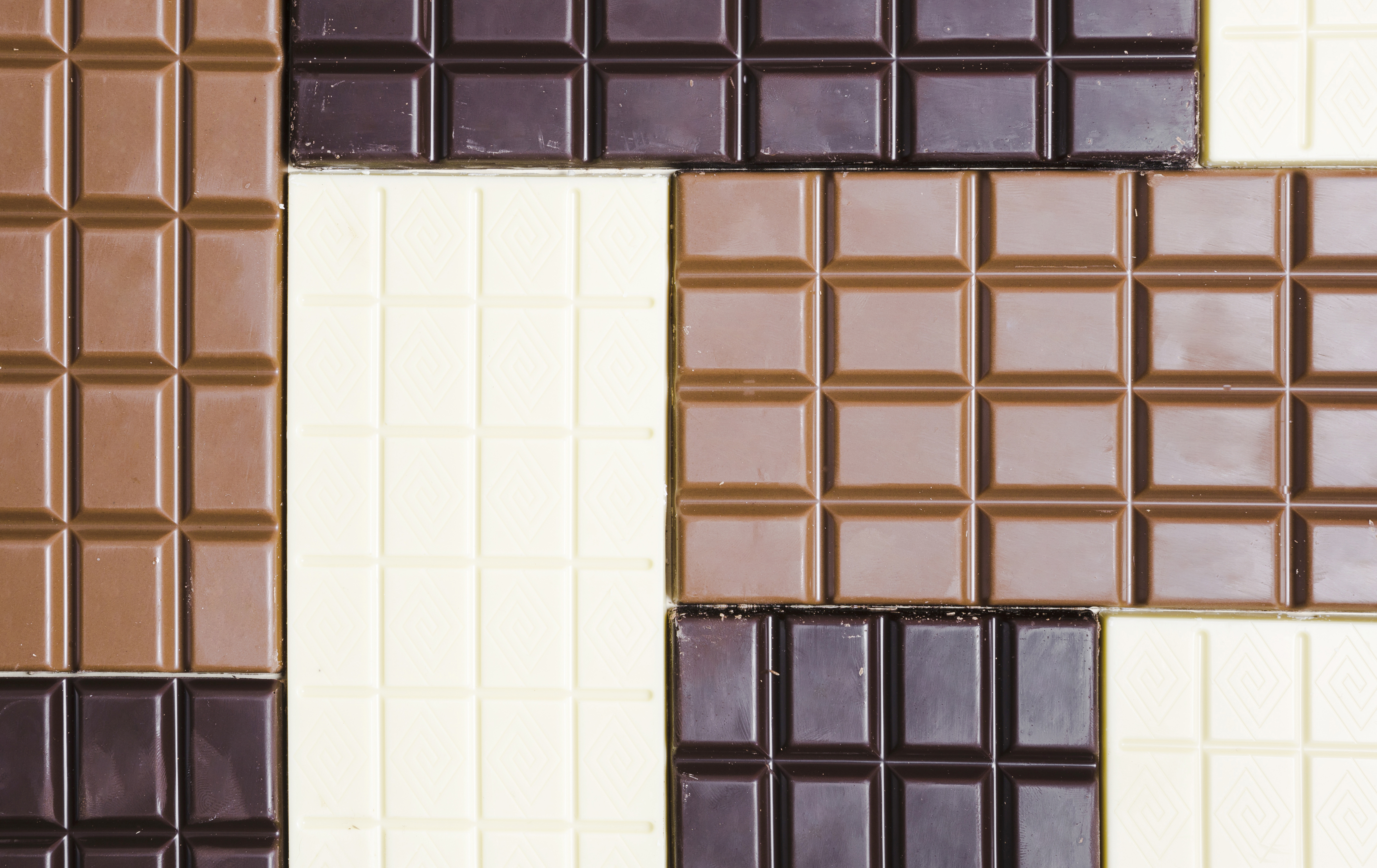 The 3 different kinds of chocolate